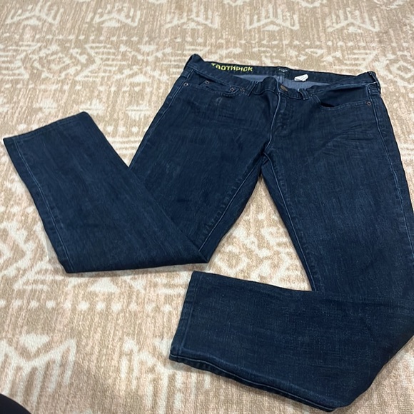 J.Crew Toothpick Dark Classic Blue Skinny Jeans 31 - Picture 4 of 9
